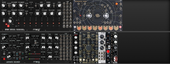My sunburnt Eurorack