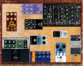 My Дебильный Dance-Punk Bass Pedalboard :p