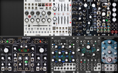 My sunburnt Eurorack