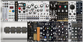 My plastered Eurorack