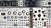 Modular Moog set up (Beads + 2hp kick)