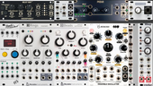 Modular Moog set up (Beads + 2hp kick)