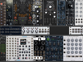 My pockmarked Eurorack