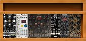 My sanded Eurorack