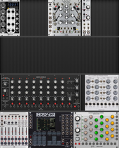 My minimalist techno rack
