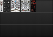 My minimalist techno rack