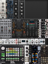 My rubied Eurorack 10U x 56HP