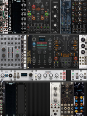 My rubied Eurorack 10U x 66HP