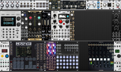 My earthquaked Eurorack