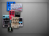 My pebbly Pedalboard