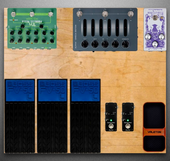 Case fitting pedalboard