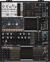 Raw techno madness (also kinda industrial) 84hp12U foldable + Octatrack MK2 + Analog heat