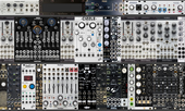 my pluviophilic eurorack (sequencer separate)
