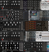 moog rack plus (126HP15U) "version 2" (hapax controled)