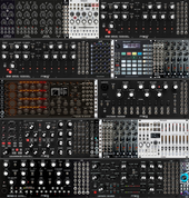 moog rack plus (126HP15U) &quot;version 2&quot; (hapax controled) (copied from bluevision)