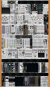 Volkskabinett 16U x 120HP (with 1U to 3U adaptor) + two Pod64x skiffs + passive routing pod + hacker pod (copy)