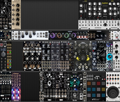 2025 Solo Drum Rack with MIDI-Out for VJ Shit (but it's 10U)