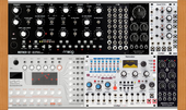 My exposed Eurorack