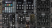 MINI 6U 48 HP HAPPY MODULAR CASE V1 W/ OXI AND V2 STAND ALONE AMBIENT (copy)
