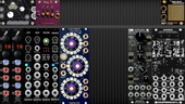 My floodlit Eurorack