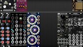 My floodlit Eurorack