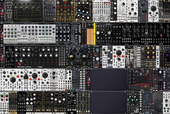 1strow:FX / 2ndrow:monosynth / 3rdrow:drums / bottom:mainsynth
