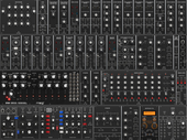 1. Behringer system 55 + DFAM + Model D + Space FX