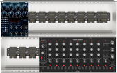 My flowered Eurorack