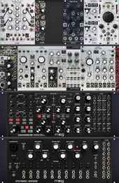 Make Noise Voice with Erbeverb 68HP + Moogs
