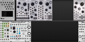 My untrimmed Eurorack