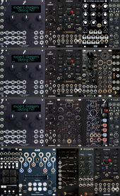 My sublimed Eurorack