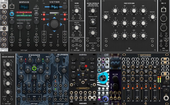 Additional oscillators, filters and effects for a set of semi-modular synths