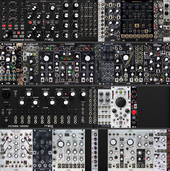 Mantis w. Subharmonicon, MN, Panh + ALM 52 with MN Voice + 84HP Spectravox, Bifold, Sarajewo