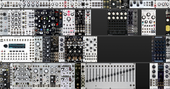 My double 7U 84hp Eurorack (Niftycase Easel)