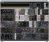 Blacet 2 Moogs &amp; A-100 (spitball +blacet rack 10/19/25) (copy)