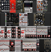 My shadowed Eurorack