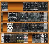 My strobic Eurorack (copied from Chronobroc)