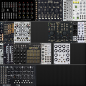 104HP6U 86HP3U Eurorack + Moog Mavis