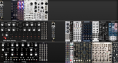 3 tier Moog + Rackbrute