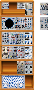Buchla 4Ux4 + 2U + 223e