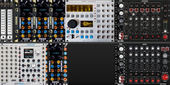 My inlaid Eurorack