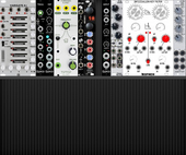 62 hp lab v25 v2 - circuit, moog (con fx aid), mk4 como perc2 (con planet filter), voz externa con zoom vocal y korg nts