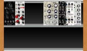 My bleached Eurorack
