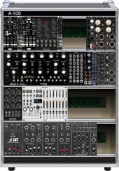 3u 84hp synth rack