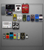 My hairless Pedalboard
