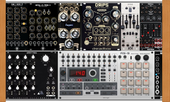 Dual Cre8audio Drum Machine Rack