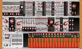 9 U 126HP Silver Composer Desk
