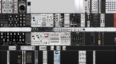 1a BIG RACK 60hp 9u + 104hp 7u Performance Case + 60hp 9u