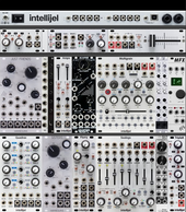 4U 62HP intellijel palette + 62 skiff