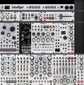 4U 62HP intellijel palette + 70 skiff